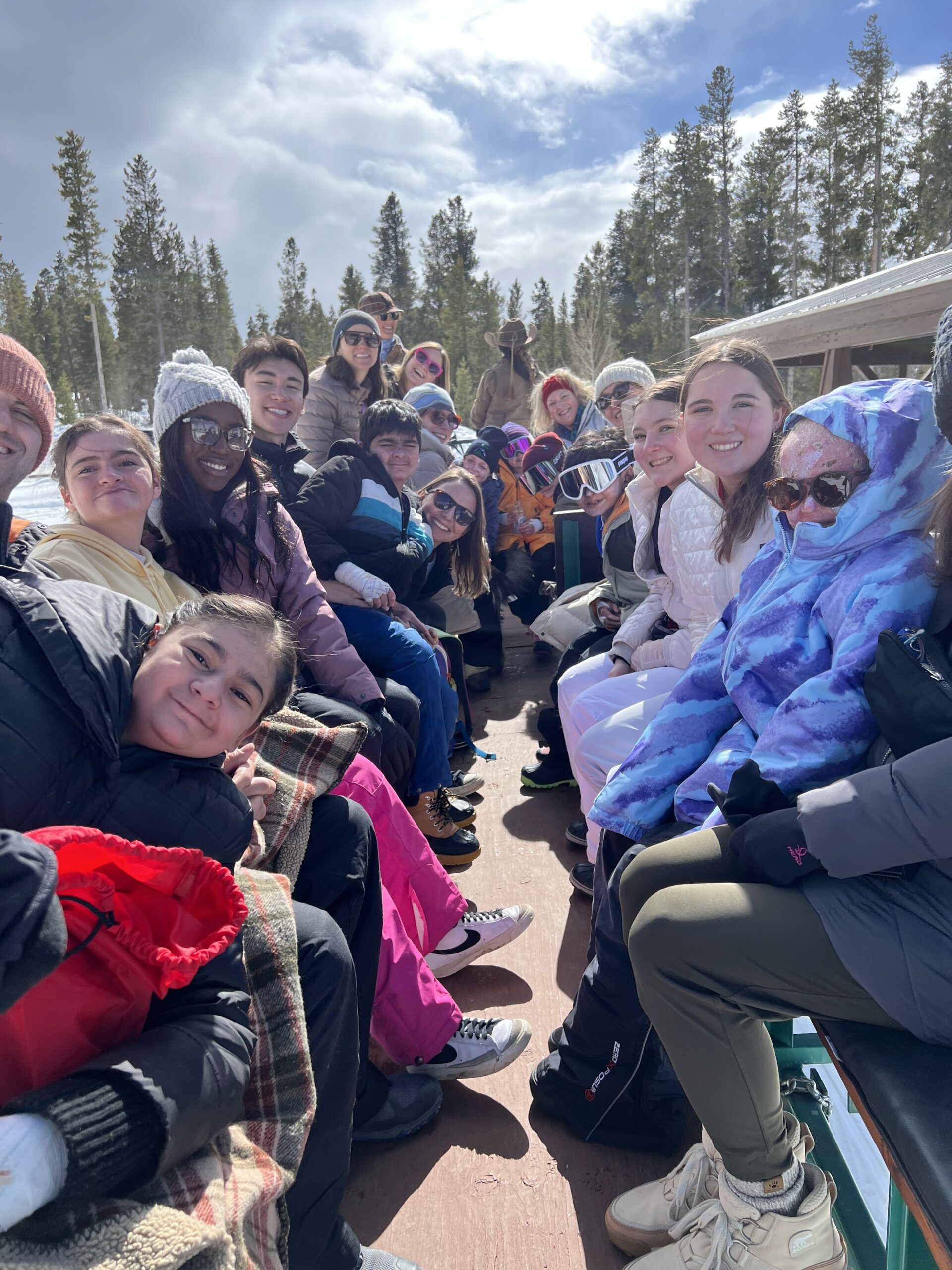 DTR Group Pic on Sleigh