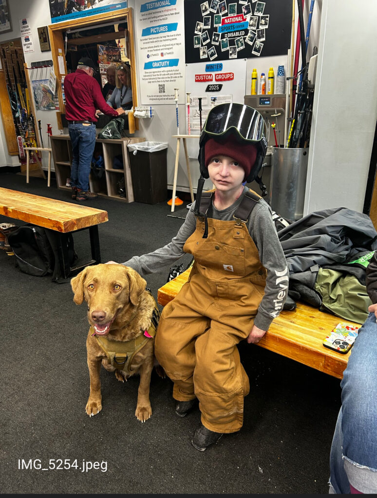 Lucas with dog at NSCD