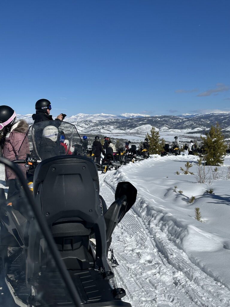 snowmobile line