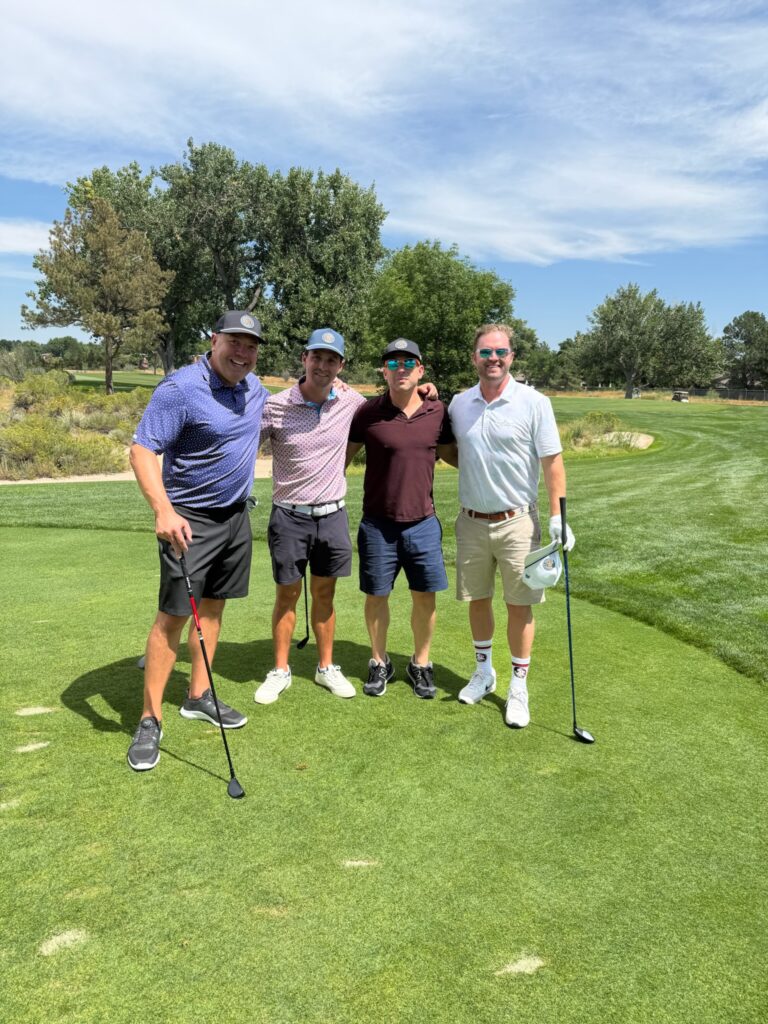 Matt Ritter,(far left), Paul Schneider (far right)