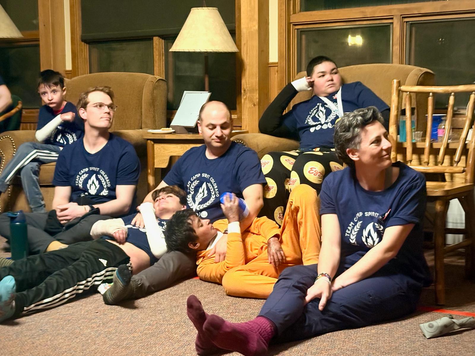 Sam, Alex, Xavier, Katie just chillin