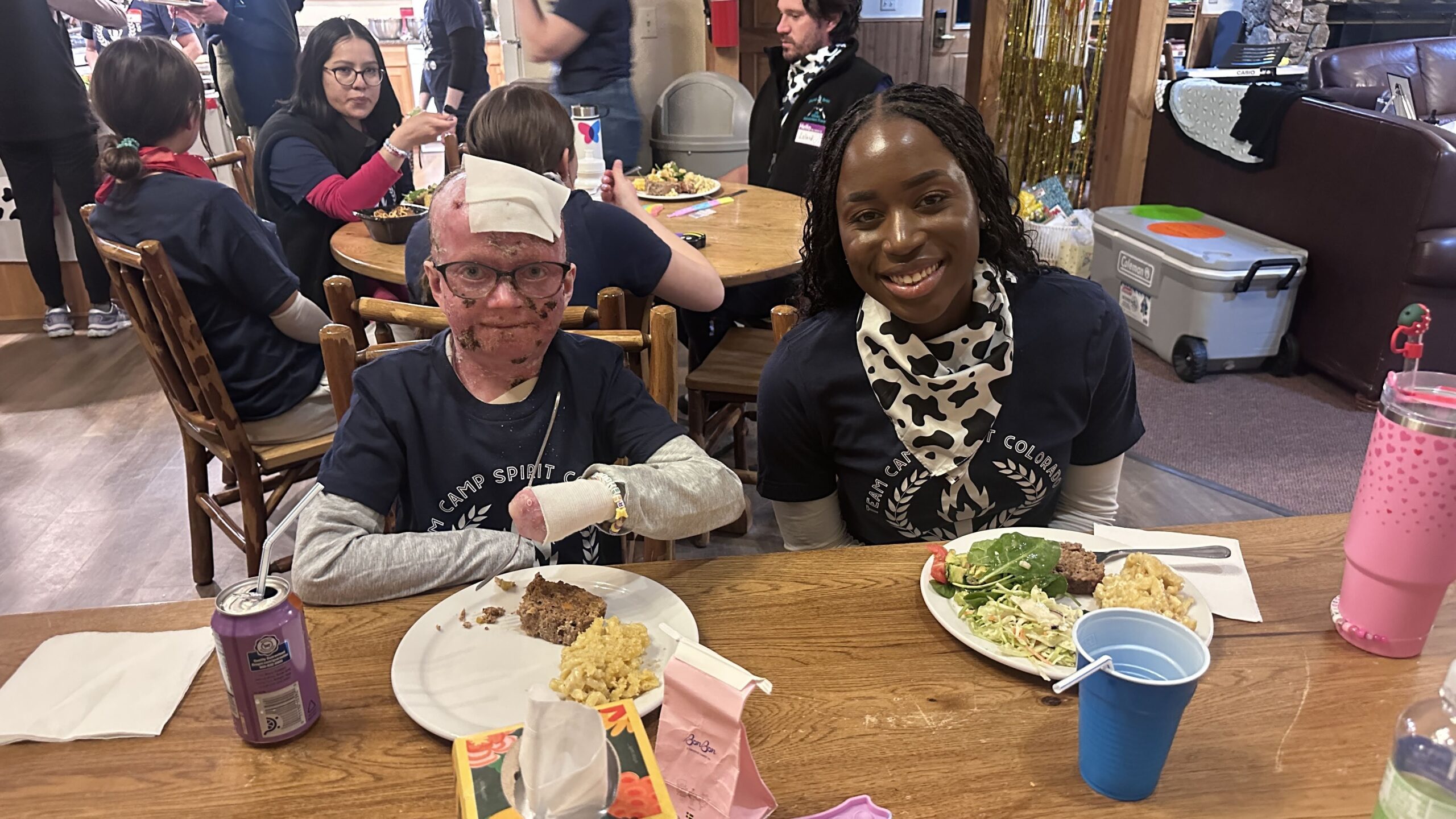 Sudi and Ella at Dinner